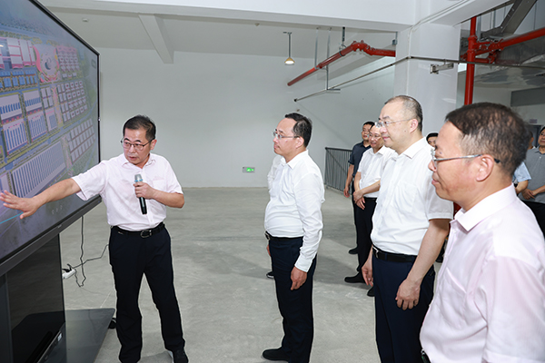 2024年7月23日，淮安市市长顾坤调研必赢242net官网南厂区技改项目建设
